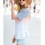 ???? HebeTop ???? Womens Summer Casual Tunic Tops Short Sleeve O Neck T Shirts