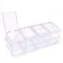 CHYIR 4-Piece Clear Seasoning Rack Spice Pots Storage Container Condiment Jars Cruet with Cover and Spoon Kitchen Utensils Supplies CHYIR 4-Piece Clear Seasoning Rack Spice Pots Storage Container Condiment Jars Cruet with Cover and Spoon Kitchen Utensils Supplies