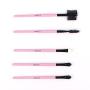 VANDER Makeup Brushes 24 Pieces Professional Makeup Brush Set Synthetic Kabuki Foundation Blending Blush Face Eyeliner Shadow Power Brushes Liquid Cream Concealer Lip Cosmetics Brushes Kit (Pink)