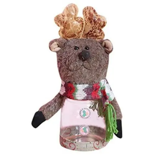 Weihnachts-Süßigkeitenbehälter, Niedlicher Weihnachtskeks- und Süßigkeitenbehälter, Dekoration für Weihnachten, Geschenk für Jungen und Mädchen (C)