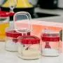 Contenant amovible et facile à nettoyer avec couvercle, ensemble de récipients d'assaisonnement, boîte à épices, pot à condiment, contenant de cuisine avec cuillère. Contenant amovible et facile à nettoyer avec couvercle, ensemble de récipients d'assaisonnement, boîte à épices, pot à condiment, contenant de cuisine avec cuillère.