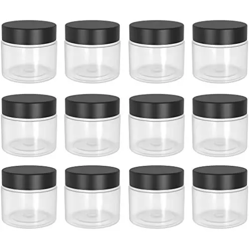 Bouteilles de Cosmétiques Transparentes 1oz avec Couvercles - Idéales pour Épluches/Brillants, Contenants de Voyage 30g/30ml - Petites Bouteilles de Cosmétiques pour Échantillons de Crème, Lotion, Liquide - BPA Free (12) Bouteilles de Cosmétiques Transparentes 1oz avec Couvercles - Idéales pour Épluches/Brillants, Contenants de Voyage 30g/30ml - Petites Bouteilles de Cosmétiques pour Échantillons de Crème, Lotion, Liquide - BPA Free (12)