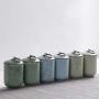 Ceramic Tea Storage Box Tea Cans Mini 6.310.1Cm Candy Jar With Lid Spices Storage Box Food Coontainer,A05