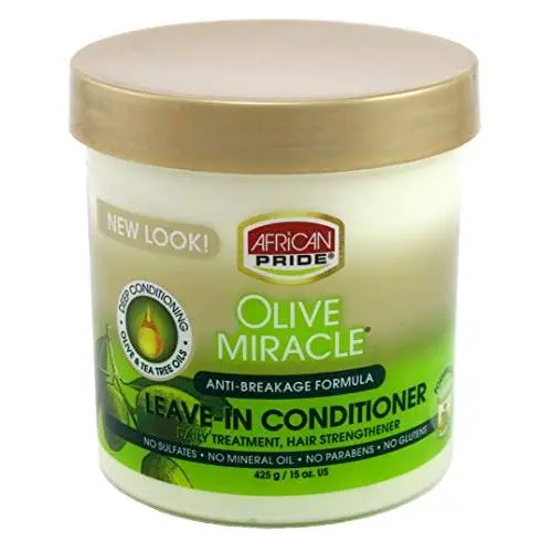 Gel de Soin Après-Shampoing Olive Miracle African Pride 15 oz (443 ml) (2 Lot) Gel de Soin Après-Shampoing Olive Miracle African Pride 15 oz (443 ml) (2 Lot)