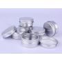 10pcs Aluminum Balm Nail Art Cosmetic Cream Make Up Pot Lip Jar Tin Case Container Screw 30ml Capacity (Empty) for DIY Cosmetics/Beauty Products (30ml)