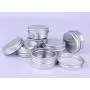 10 Stück Aluminium Balm Nagelkunst Kosmetikcreme Make-up Dose Lippenbehälter Metallbehälter Schraubverschluss 30ml Fassungsvermögen (leer) für DIY Kosmetik/Schönheitsprodukte (30ml)