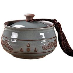 Kylin Express Chinese Tea Caddy/Snack Pot Tea Coffee Storage Jar Tea Container 700 ML