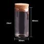 24pcs 25ml Size 3060mm Test Tube With Cork Stopper Spice Bottles Container Jars Vials DIY Craft