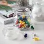 Bouteilles en verre miniatures de 13 g avec couvercles en verre étanches, ensemble de 4 Bouteilles en verre miniatures de 13 g avec couvercles en verre étanches, ensemble de 4