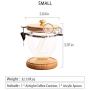 TINTON LIFE Best Storage Container Airtight Food Storage Jar Multi-purpose Container Clear Round Jar for Storing Coffee and More(32.13 fl.oz)