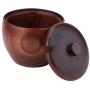 jskjlkl2019 1Pc Solid Wood Spice Jar Seasoning Pot Sugar Bowl Storage Box with Spoon and Lid for Kitchen Tool