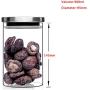 Glass Jars With Stainless Steel Cover Glass Spice Jars Storage Tank Food Contain Coffee Bean Jars And Lips Sealed Jar 95x145mm