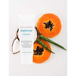 VASANTI Enzymatic Face Rejuvenator Exfoliating Face Wash by VASANTI - Enriched with Papaya, Microcrystals, Aloe Vera - Get Healthy Glowing Skin - Original Size (120g)
