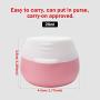 VECH Travel Accessories Containers Sets, Silicone Cream Jars for Toiletries Sealed Lids Bottle Cosmetic/Formula Containers for Face Hand Body Cream 20ml (4 Pieces)