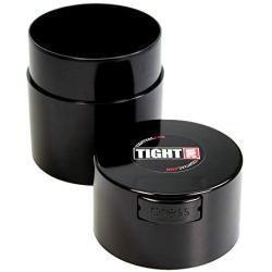 Tightvac - 1/2 oz to 3 ounce Airtight Multi-Use Vacuum Seal Portable Storage Container for Dry Goods, Food, and Herbs - Black