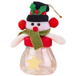 VIASA Santa Snowman Deer Candy Jar Sugar Cute Christmas Candy Storage Bag Decor for Home Gift Biscuits Food Storage Jar