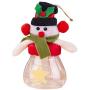 VIASA Santa Snowman Deer Candy Jar Sugar Cute Christmas Candy Storage Bag Decor for Home Gift Biscuits Food Storage Jar