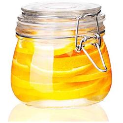 Kitchen Sealed Jar Glass Storage Jar Honey Lemon Food Jam Bottle Passion Fruit Enzyme Bottle Kimchi With Lid Bottle (Size : XS)