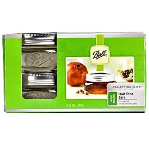 Mason Ball Jar - 8 oz. Wide Mouth Squatty Collection Elite Series - Set de 4
Bocal Mason en verre - 240 ml, Large Bouche, Collection Squatty Collection Elite Series - Set de 4 Mason Ball Jar - 8 oz. Wide Mouth Squatty Collection Elite Series - Set de 4
Bocal Mason en verre - 240 ml, Large Bouche, Collection Squatty Collection Elite Series - Set de 4