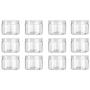 UPKOCH 12 Pcs Slime Containers with Water-tight Lids Clear Plastic Food Storage Jars- Great for your slime kit