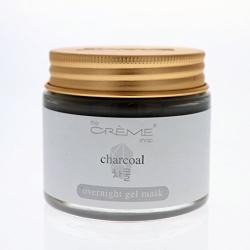 The Crème Shop Korean Skincare | Overnight Gel Mask for Moisturizing and Hydrating, Anti-Aging, Brightening, Relief facial skin care - 2.36 oz (Charcoal)