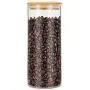Luxtea Glass Jar Borosilicate Canister 34oz with Bamboo Lid and Silicone Sealed Ring, Airtight Storage Cookie Candy Spice Nuts Cereal Luxtea Glass Jar Borosilicate Canister 34oz with Bamboo Lid and Silicone Sealed Ring, Airtight Storage Cookie Candy Spice Nuts Cereal