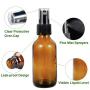 Small Spray Bottle, YULEER 2 Ounces Amber Glass Spray Bottles for for Essential Oils, Perfume Oils, Body Lotion, Moisturizer, Creams, Cleaning Solutions or Other Liquids 24 Pack