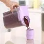 Storage Jars Container Box Plastic Transparent Food Biscuit Nuts Candy Tank Kitchen Myding,Grey