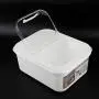 Zerone Rice Storage Bin, Plastic Sealing Flip cover Shuttered Rice Storage Bin Environmental Kitchen Storage Box 10kg