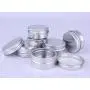 12PCS 80ML 2.7oz Silver Round Tin Containers With Tight Twist Screw Cap Aluminum Metal Cosmetic Case Jar Storage Travel Can For Lip Balm Nail Art Tea Powder Cream Candles Eye Shadow Crafts Jewelry 12PCS 80ML 2.7oz Silver Round Tin Containers With Tight Twist Screw Cap Aluminum Metal Cosmetic Case Jar Storage Travel Can For Lip Balm Nail Art Tea Powder Cream Candles Eye Shadow Crafts Jewelry