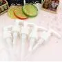 6PCS 30ML 1OZ Transparent Empty Plastic Pump Bottles with White Pump Head Shower Gel Shampoo Lotion Conditioner Storage Holder Refillable Portable Container Jar for Travel Home Use