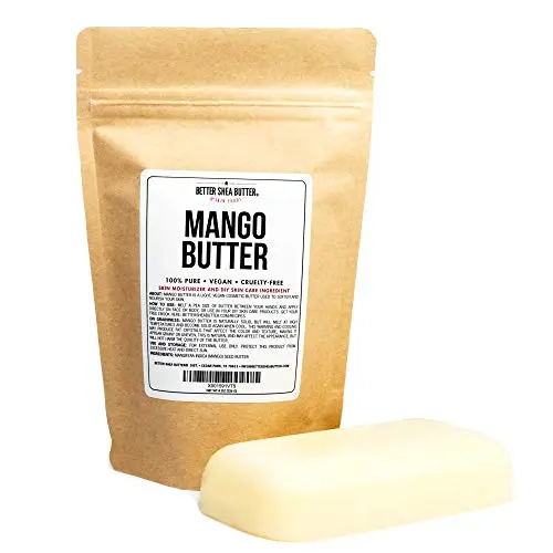 100% Reines Mangobaumasse – Kann Sheabutter in Seifen- und Lotionrezepten ersetzen – Feuchtigkeitsspendend, geruchsneutral, Hexanfrei – 227 g (8 oz) von Better Shea Butter