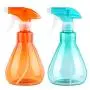 URATOT 2 Pieces Mist Spray Bottles Empty Plastic Bottles Trigger Sprayer for Cleaning, Gardening, Feeding, 500ml URATOT 2 Pieces Mist Spray Bottles Empty Plastic Bottles Trigger Sprayer for Cleaning, Gardening, Feeding, 500ml