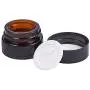 BENECREAT 10 Pack 5g Round Amber Glass Cream Jars Cosmetic Glass Jars with Leak-Proof Gasket for Lotion, Cream and Other Beauty Product BENECREAT 10 Pack 5g Round Amber Glass Cream Jars Cosmetic Glass Jars with Leak-Proof Gasket for Lotion, Cream and Other Beauty Product