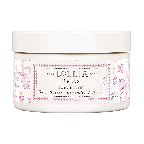 LOLLIA Whipped Body Butter, Relax, 5.5 oz