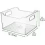 Boîte de Rangement en Plastique mDesign pour Frigo, Congélateur ou Placard Cuisine – Conteneur Profond avec Poignées – Organiseur pour Fruits, Légumes, Yaourts, Snacks, Pâtes – 30.5 cm (8 Unités) – Transparent Boîte de Rangement en Plastique mDesign pour Frigo, Congélateur ou Placard Cuisine – Conteneur Profond avec Poignées – Organiseur pour Fruits, Légumes, Yaourts, Snacks, Pâtes – 30.5 cm (8 Unités) – Transparent
