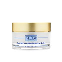 Dr. Denese SkinScience Med MD 33 Clinical Reserve Cream Vibrant Skin with 33 Active Ingredients - Deep Moisturization for Improved Firmness & Look of Fine Lines - Paraben-Free, Cruelty- Free - 3.4oz