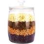 Glass Sealed Jars, Moisture-Proof Kitchen Food Containers, Storage Of Spices/Cereals/Oatmeal/Pasta
