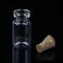 Glass Jars Bottles With Cork Stoppers 10pcs/lot 0.5ml 18x10mm Mini Glass Bottle Vial with Cork Stopper Storage Pendant