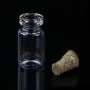 Bouteilles en verre miniatures avec bouchons en liège, 10pcs/lot, 0,5ml, 18x10mm - Petites bouteilles en verre pour stockage et pendentifs. Bouteilles en verre miniatures avec bouchons en liège, 10pcs/lot, 0,5ml, 18x10mm - Petites bouteilles en verre pour stockage et pendentifs.