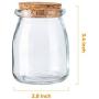 Bocal Mini Yaourt 30 Pcs, 7 oz Bocal Cadeau avec Bouchon en Liège, Bocal à Pudding en Verre, Bocal en Verre avec Bouchons, Bocal Mason pour Cadeaux Mariage avec Étiquettes et Fil Bocal Mini Yaourt 30 Pcs, 7 oz Bocal Cadeau avec Bouchon en Liège, Bocal à Pudding en Verre, Bocal en Verre avec Bouchons, Bocal Mason pour Cadeaux Mariage avec Étiquettes et Fil