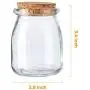 Mini Joghurtgläser 30er Set, 7 oz Glas Favor Gläser mit Korkstopfen, Glas Puddinggläser, Glasbehälter mit Deckeln, Mason Jar Hochzeit Favors Honiggläser mit Etiketten und String