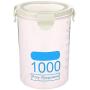 OUYAWEI Kitchen Grain Storage Tank Box Transparent Sealed Plastic Jar Food Storage Container Green 1000ml