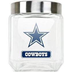 NFL Dallas Cowboys Glass Canister, Large