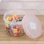 Hemoton 700ML Plastic Sealed Storage Canister Clear Moistureproof Cans Food Storage Containers for Snacks Spice Grain Cereals Hemoton 700ML Plastic Sealed Storage Canister Clear Moistureproof Cans Food Storage Containers for Snacks Spice Grain Cereals