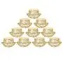 100 Stück Gelbe Wiederbefüllbare DIY Kosmetikbehälter, Diamantförmige Probenflaschen, Gefäße für Lidschatten, Nagelpulver, Schmuck, Make-up, Lotion, Reisekleinbehälter (5g)
