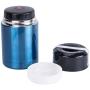 Meich Large Thermos Vacuum Insulated Food Jar for Cooking 35 oz, 100% Stainless Steel Interior Leak Proof Soup Jar & Food Storage Container, BM02 Blue