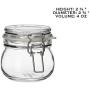 Ikea 6 packs Jar with lid, clear glass