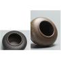 Japanese-style Tea Canister,retro Portable Sealed Ceramic Jar,spices Coffee Cookie Nuts Cereal Tea Caddy Storage-g 13x13cm(5x5inch)