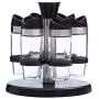 LQQGXLCondiment bottle, jar condiment storage box Spice jars, glass jars, flavoring jars, glass storage jars, food storage containers with lids